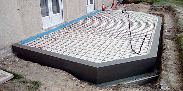 Terrasse pour véranda
