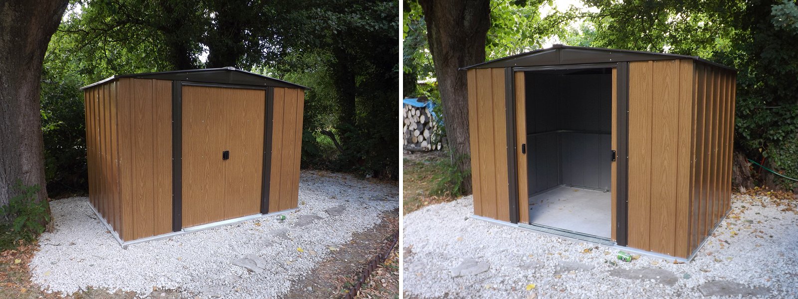 Cabane de jardin en métal (1)