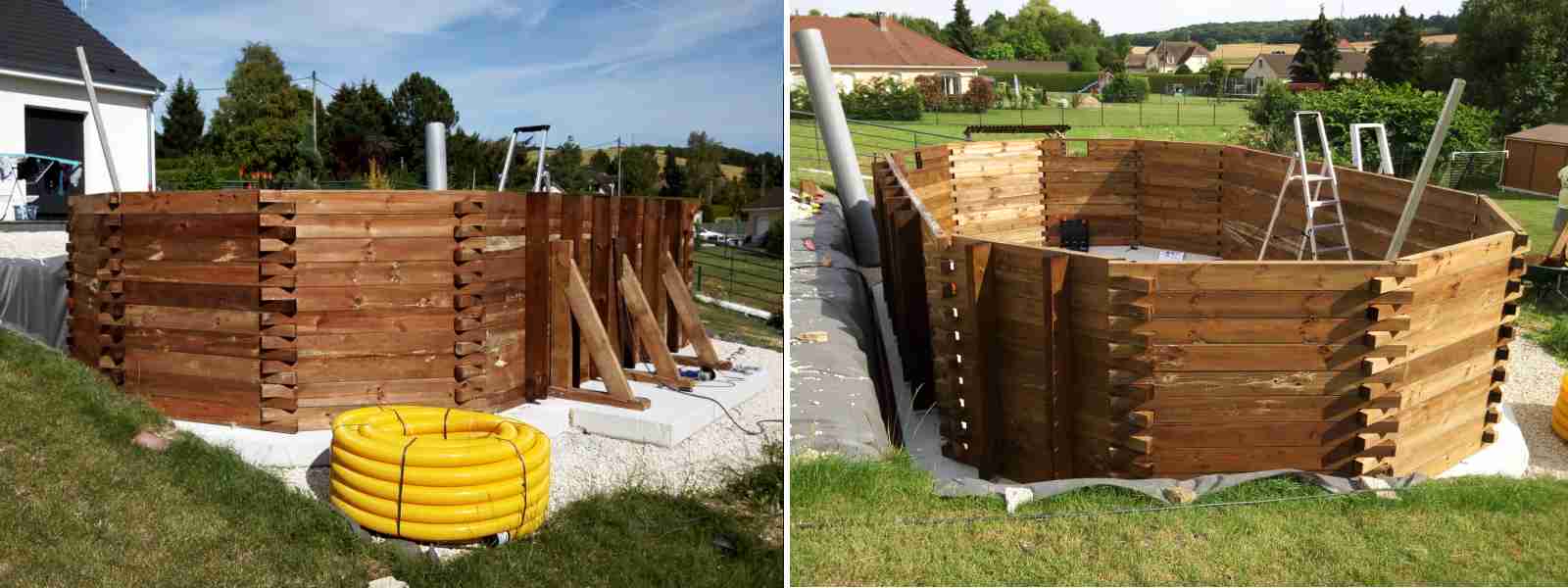 Piscine en bois